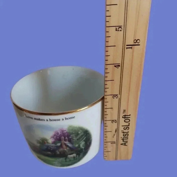 Thomas Kinkade set of cup & saucer summer day - Picture 8 of 10